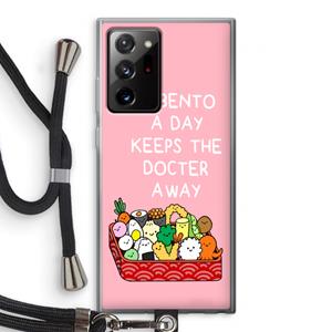 CaseCompany Bento a day: Samsung Galaxy Note 20 Ultra / Note 20 Ultra 5G Transparant Hoesje met koord