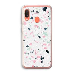 CaseCompany Terrazzo N°3: Samsung Galaxy A20e Transparant Hoesje