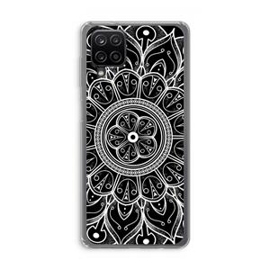 CaseCompany Roses Are Red: Samsung Galaxy A12 Transparant Hoesje