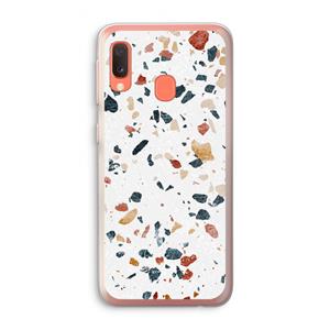 CaseCompany Terrazzo N°4: Samsung Galaxy A20e Transparant Hoesje