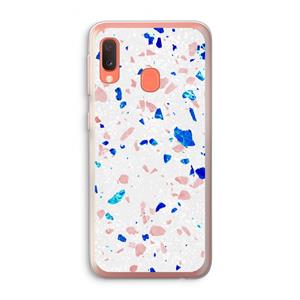 CaseCompany Terrazzo N°6: Samsung Galaxy A20e Transparant Hoesje