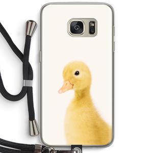 CaseCompany Duke: Samsung Galaxy S7 Transparant Hoesje met koord