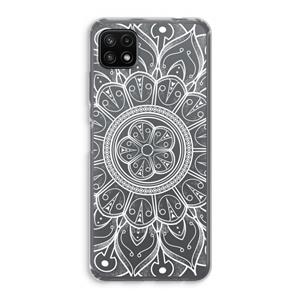 CaseCompany Roses Are Red: Samsung Galaxy A22 5G Transparant Hoesje