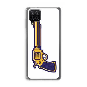 CaseCompany Pew Pew Pew: Samsung Galaxy A12 Transparant Hoesje