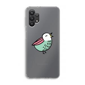 CaseCompany Birdy: Samsung Galaxy A32 5G Transparant Hoesje