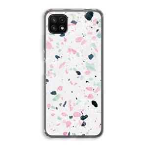 CaseCompany Terrazzo N°3: Samsung Galaxy A22 5G Transparant Hoesje