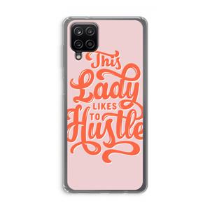 CaseCompany Hustle Lady: Samsung Galaxy A12 Transparant Hoesje