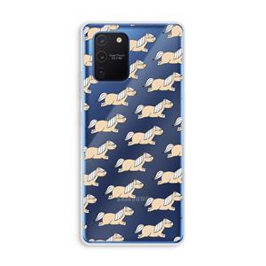 CaseCompany Ponys: Samsung Galaxy Note 10 Lite Transparant Hoesje