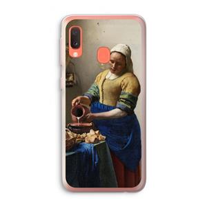 CaseCompany The Milkmaid: Samsung Galaxy A20e Transparant Hoesje