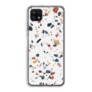 CaseCompany Terrazzo N°4: Samsung Galaxy A22 5G Transparant Hoesje