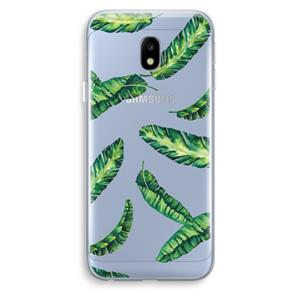 CaseCompany Lange bladeren: Samsung Galaxy J3 (2017) Transparant Hoesje