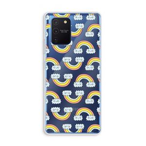 CaseCompany Regenboog: Samsung Galaxy Note 10 Lite Transparant Hoesje