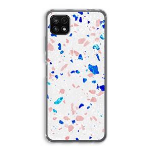 CaseCompany Terrazzo N°6: Samsung Galaxy A22 5G Transparant Hoesje