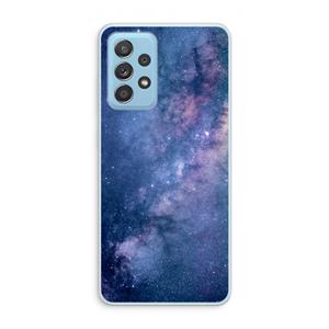 CaseCompany Nebula: Samsung Galaxy A73 Transparant Hoesje