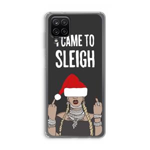 CaseCompany Came To Sleigh: Samsung Galaxy A12 Transparant Hoesje