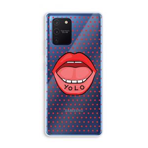 CaseCompany Yolo Denise: Samsung Galaxy Note 10 Lite Transparant Hoesje