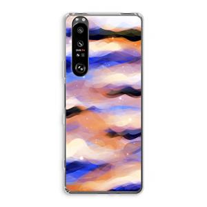 CaseCompany Donkere Wolken: Sony Xperia 1 III Transparant Hoesje