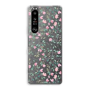 CaseCompany Sierlijke bloemen: Sony Xperia 1 III Transparant Hoesje