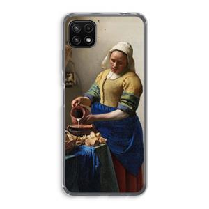 CaseCompany The Milkmaid: Samsung Galaxy A22 5G Transparant Hoesje