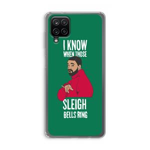CaseCompany Sleigh Bells Ring: Samsung Galaxy A12 Transparant Hoesje