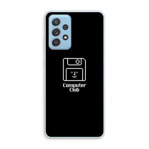 CaseCompany Hello: Samsung Galaxy A73 Transparant Hoesje