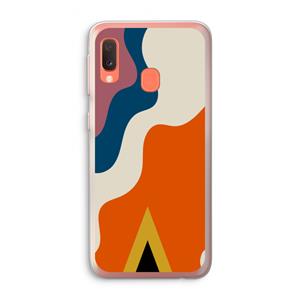 CaseCompany Noor A: Samsung Galaxy A20e Transparant Hoesje