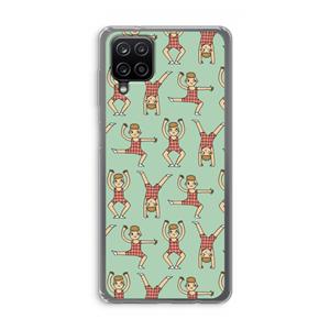 CaseCompany Gymboys: Samsung Galaxy A12 Transparant Hoesje