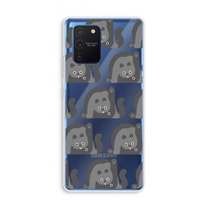 CaseCompany Cats: Samsung Galaxy Note 10 Lite Transparant Hoesje