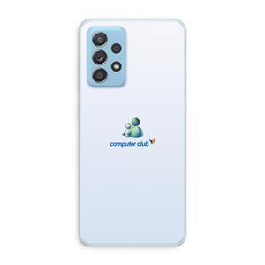 CaseCompany MSN: Samsung Galaxy A73 Transparant Hoesje
