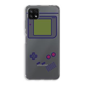 CaseCompany Game On: Samsung Galaxy A22 5G Transparant Hoesje