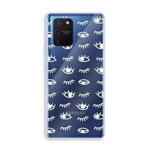 CaseCompany Eye pattern #3: Samsung Galaxy Note 10 Lite Transparant Hoesje