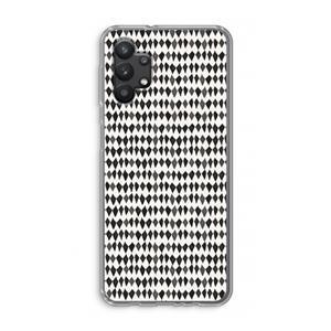 CaseCompany Crazy shapes: Samsung Galaxy A32 5G Transparant Hoesje