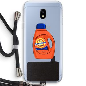 CaseCompany Ultra Sensitive: Samsung Galaxy J3 (2017) Transparant Hoesje met koord