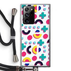CaseCompany 8-bit N°2: Samsung Galaxy Note 20 Ultra / Note 20 Ultra 5G Transparant Hoesje met koord