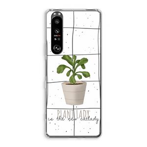 CaseCompany Kamerplant op vensterruit: Sony Xperia 1 III Transparant Hoesje