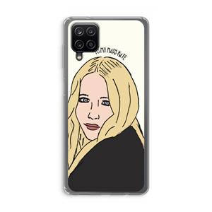 CaseCompany Mary Kate: Samsung Galaxy A12 Transparant Hoesje