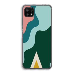 CaseCompany Noor B: Samsung Galaxy A22 5G Transparant Hoesje