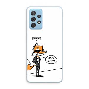 CaseCompany GSM secure: Samsung Galaxy A73 Transparant Hoesje