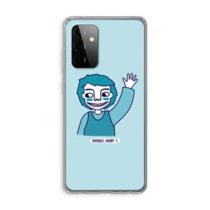 CaseCompany Zwaai: Samsung Galaxy A72 Transparant Hoesje