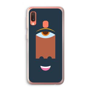 CaseCompany Mono M: Samsung Galaxy A20e Transparant Hoesje