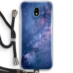 CaseCompany Nebula: Samsung Galaxy J3 (2017) Transparant Hoesje met koord