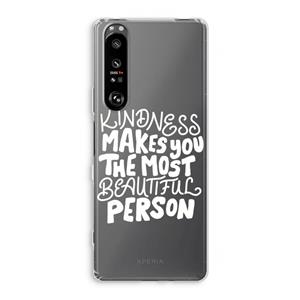 CaseCompany The prettiest: Sony Xperia 1 III Transparant Hoesje