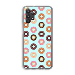 CaseCompany Donuts: Samsung Galaxy A32 5G Transparant Hoesje