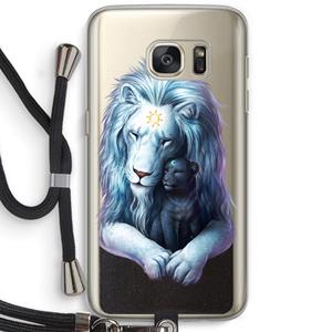 CaseCompany Child Of Light: Samsung Galaxy S7 Transparant Hoesje met koord