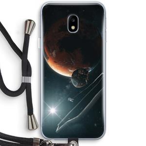 CaseCompany Mars Renaissance: Samsung Galaxy J3 (2017) Transparant Hoesje met koord