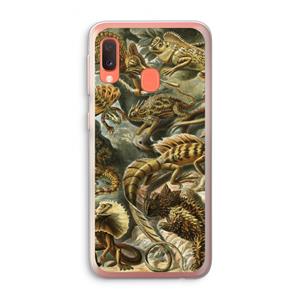 CaseCompany Haeckel Lacertilia: Samsung Galaxy A20e Transparant Hoesje