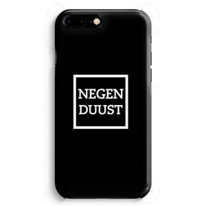 CaseCompany Negenduust black: iPhone 8 Plus Volledig Geprint Hoesje