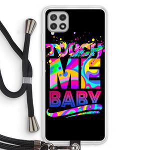 CaseCompany Touch Me: Samsung Galaxy A22 4G Transparant Hoesje met koord
