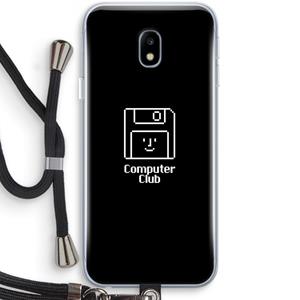 CaseCompany Hello: Samsung Galaxy J3 (2017) Transparant Hoesje met koord