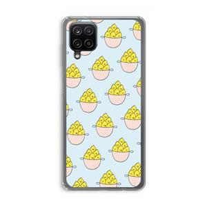 CaseCompany Citroenen: Samsung Galaxy A12 Transparant Hoesje